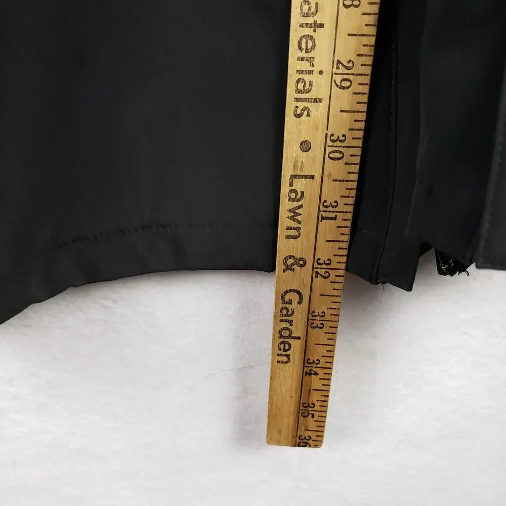 DC Men's M Winter Snow Pants Black White Logo Snowboarding Ski Cargo Vented‎